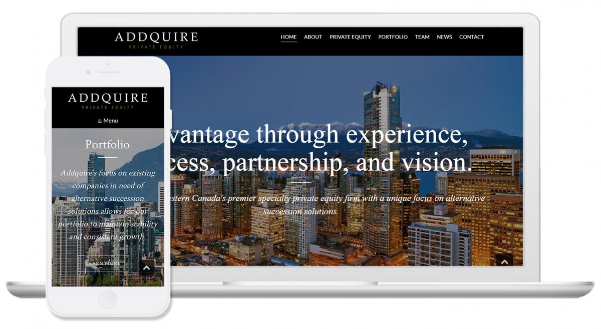 Addquire Portfolio Website
